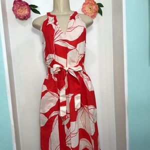 A new day dress size XS NWT red Leaf, like small